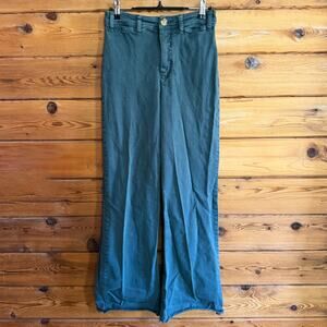Marine Layer Green Wide Leg Pants Size 4